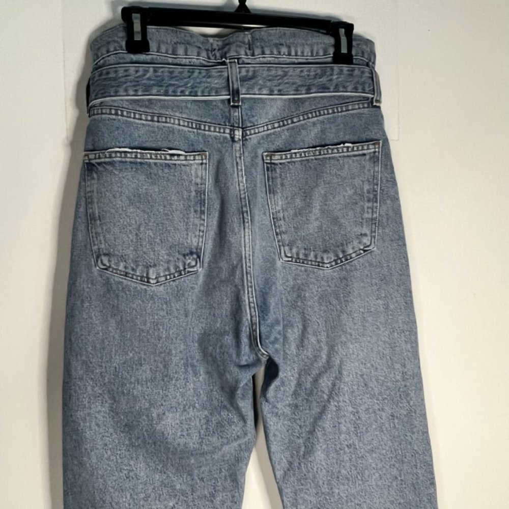 AGOLDE Reworked 90s ultra high-rise Paperbag straight Jeans - Picture 6 of 8
